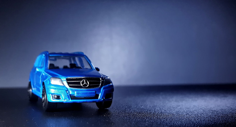 Illustration for article titled A blue Merc